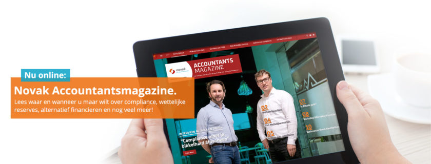 Novak introduceert online Accountantsmagazine 